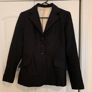 Black show coat